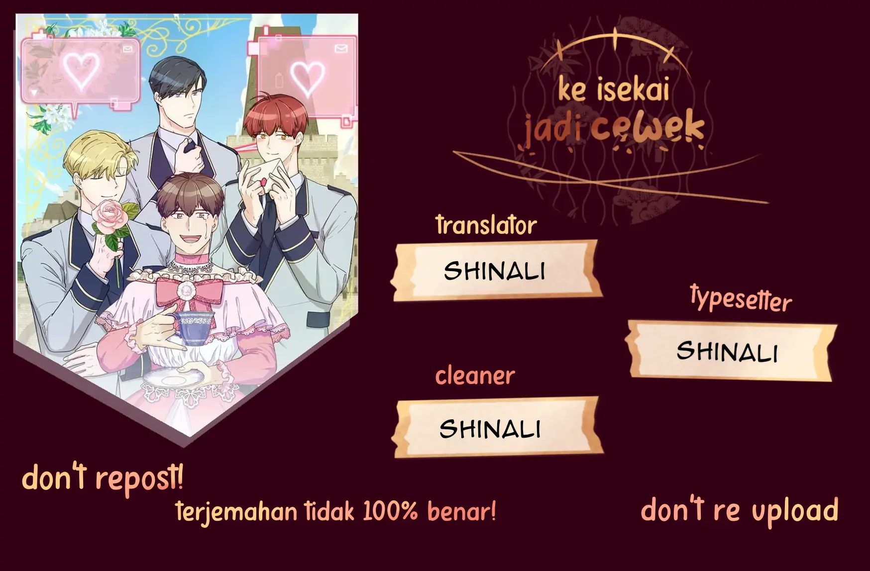ke isekai jadi cewek-Chapter 3